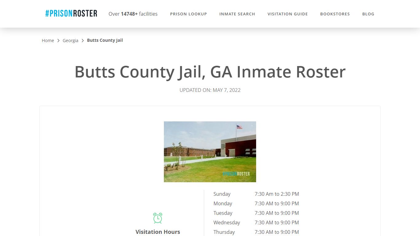 Butts County Jail, GA Inmate Roster